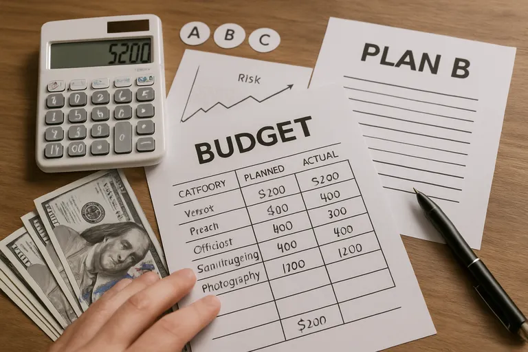 Budget, risico's en plan b