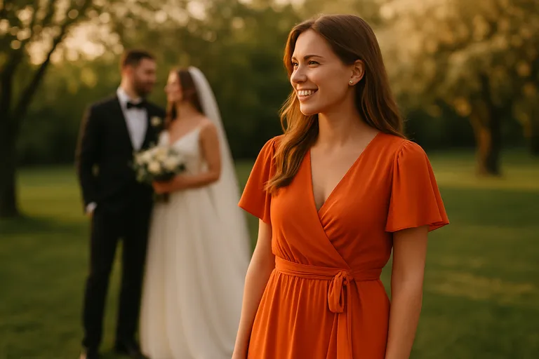 Wanneer kies je een oranje jurk voor een bruiloft