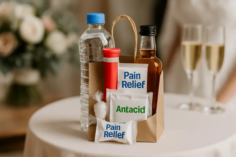 Wat is een anti-katerpakket voor je bruiloft?