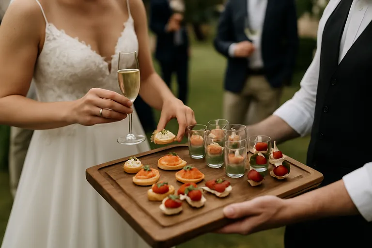 Hapjes op je bruiloft: momenten en stijlen