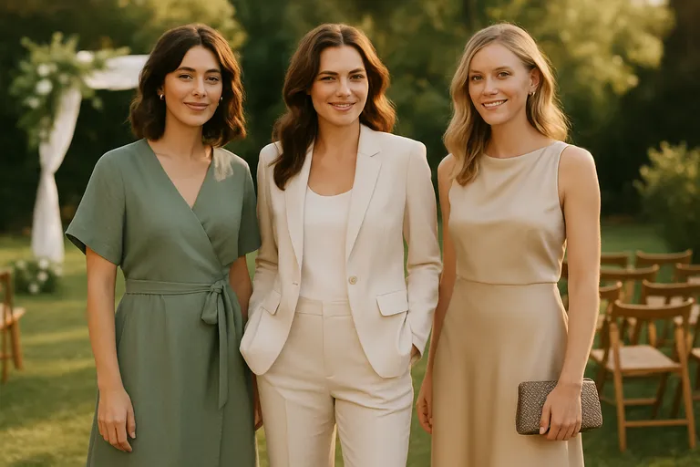 Outfitideeën voor dames: jurk, broekpak en meer