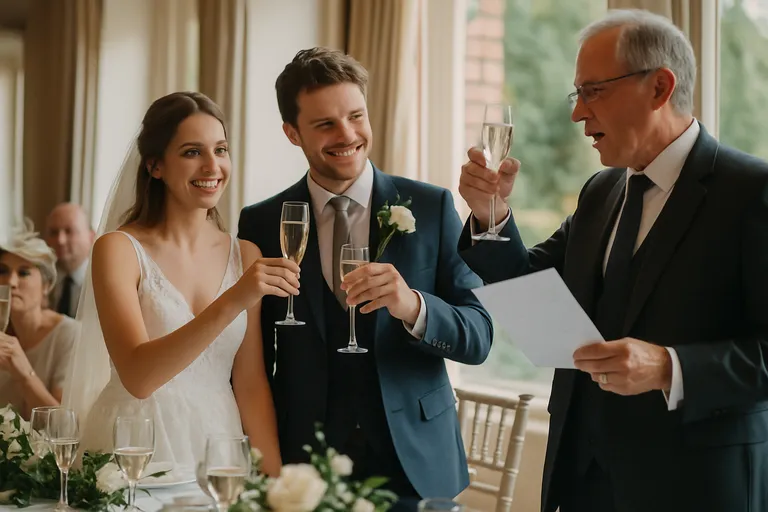 Receptie en speeches