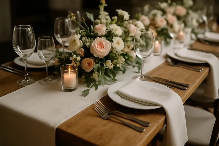 Tafelaankleding en sfeer
