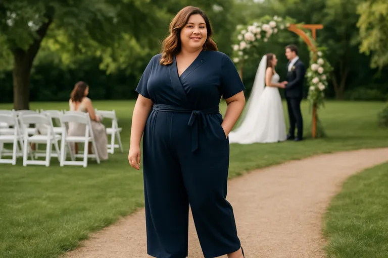 Waarom kiezen voor een jumpsuit op een bruiloft in grote maten
