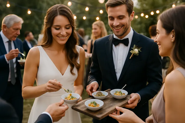 Wat is een walking dinner op je bruiloft